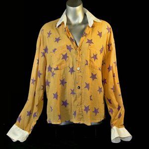 Magnolia Pearl Boyfriend Shirt, Extragalactic, OSFM, Excellent Condition